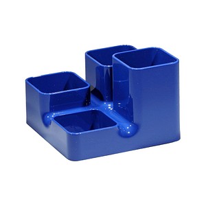Arlac Schreibgeräteköcher Unibutler royalblau 4 Fächer 4006221234244 Arlac