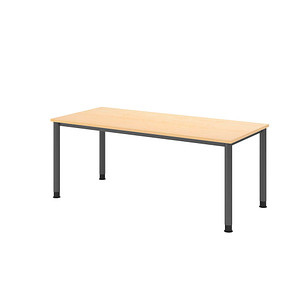 4032062310717 - HAMMERBACHER HS19 höhenverstellbarer Schreibtisch ahorn rechteckig 4-Fuß-Gestell grau 1800 x 800 cm 4032062310717 - HAMMERBACHER HS19 höhenverstellbarer Schreibtisch ahorn rechteckig 4-Fuß-Gestell grau 1800 x 800 cm