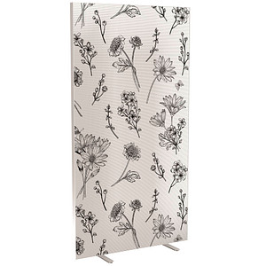 PAPERFLOW Trennwand easyScreen Garden Factory, 60277 bunt 94,0 x 173,4 cm, 1 St.