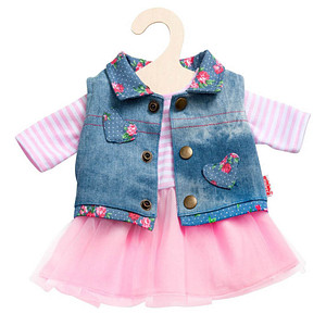 4001949025501 - Tüllkleid mit Jeansweste Puppenzubehör 4001949025501 Heless