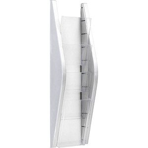4012086010534 - Innovative Büroprodukte Gmbh - Prospekthalter H540xB169xT80mm 1 3 din A4 hoch silber 4012086010534 - Innovative Büroprodukte Gmbh - Prospekthalter H540xB169xT80mm 1 3 din A4 hoch silber