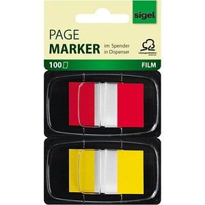 4004360891137 - Index Haftstreifen Z-Marker im 2er Kombi-Pack rot und gelb 4004360891137 100 Streifen 4004360891137 - Index Haftstreifen Z-Marker im 2er Kombi-Pack rot und gelb 4004360891137 100 Streifen