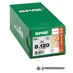 4003530257278 - Holzbauschrauben T40 Senkkopf WIROX 1201010801205 8 mm x 120 mm 4003530257278 50 Stück