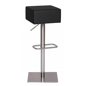 M4 Barhocker schwarz Kunstleder