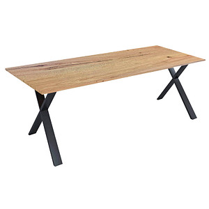 4051814441004 - my office Lona Schreibtisch honig-eiche rechteckig X-Fuß-Gestell schwarz 1600 x 800 cm 4051814441004 - my office Lona Schreibtisch honig-eiche rechteckig X-Fuß-Gestell schwarz 1600 x 800 cm