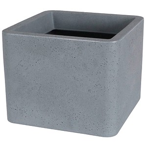 Lea Pflanzkübel Kunststoff 39,0 x 39,0 x 31,0 cm grau