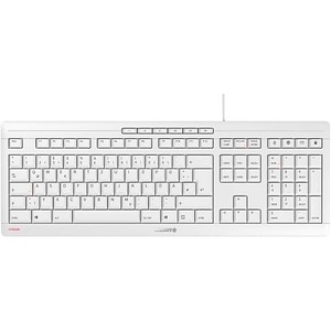 CHERRY STREAM kabelgebunden weiß büroshop24 Tastatur 