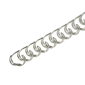 4250504507062 - 100 Drahtbinderücken silber für 30 Blatt 4250504507062 100 Stück 4250504507062 - 100 Drahtbinderücken silber für 30 Blatt 4250504507062 100 Stück