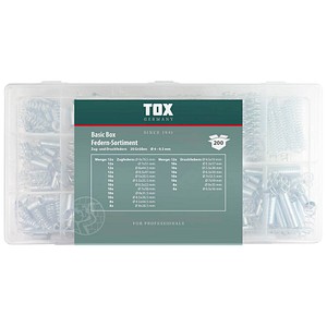 4049563050752 - Basic Box Federn - Sortiment 200 tlg - TOX
