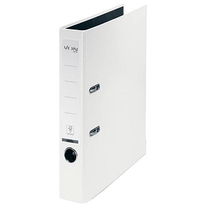 VON LEITZ Ordner weiß Karton 5,0 cm DIN A4, 1 St.