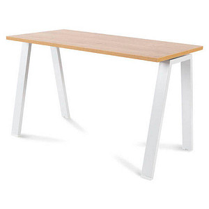 8427951003157 - BLANCA BLANCA höhenverstellbarer Schreibtisch eicheweiß rechteckig 4-Fuß-Gestell weiß 1200 x 600 cm 8427951003157 rocada 8427951003157 - BLANCA BLANCA höhenverstellbarer Schreibtisch eicheweiß rechteckig 4-Fuß-Gestell weiß 1200 x 600 cm 8427951003157 rocada