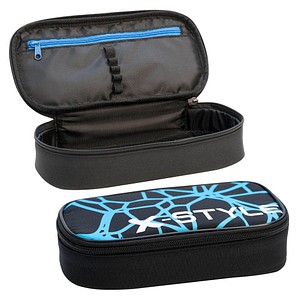 4087205774819 - Schlampermäppchen Jumbo schwarz  blau 215 x 105 cm 4087205774819 EBERHARD FABER