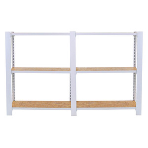 8425437127274 - Regal OFFICLICK 8425437127274 weiß braun 1600 x 300 x 1000 cm 8425437127274 Simonrack