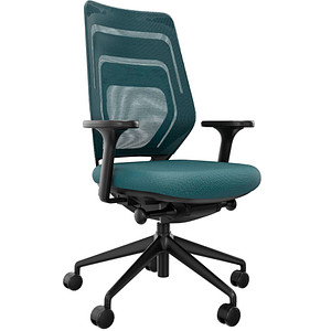 4260761570884 - Bürostuhl Asiento 4260761570884 Stoff blau Gestell blau