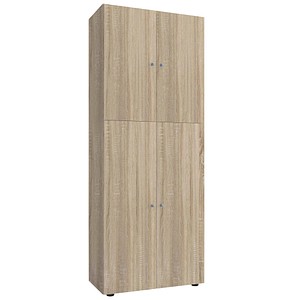 VCM my office Aktenschrank Lona, 913845 sonoma-eiche 4 Fachböden 70,2 x 39,0 x 183,0 cm