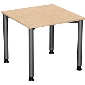 4038933002828 - Speed Office Schreibtisch Rechteckig Buche 800 (B) x 800 (T) x 800 (H) mm MFC (Melaminbeschichtete Spanplatte) 4038933002828 - Speed Office Schreibtisch Rechteckig Buche 800 (B) x 800 (T) x 800 (H) mm MFC (Melaminbeschichtete Spanplatte)