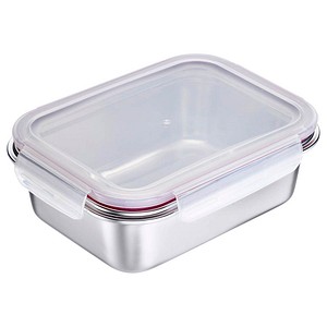 WESTMARK Frischhaltedose 7,0 cm hoch silber 1,3 l, 1 St.