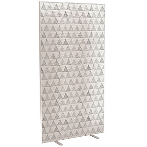 PAPERFLOW Trennwand easyScreen Black & White, 60549 bunt 94,0 x 173,4 cm, 1 St.