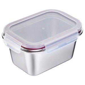 4004094236778 - Lunchbox WESTMARK Edelstahl Lunch Box  Frischhaltedose 1000 ml silber B13cm H9cm L177cm Edelstahl 18 8 Polyprophylen (PP) Silikon Lebensmittelaufbewahrungsbehälter auslaufsichere Brotdose – mikrowellen- & ofenfest