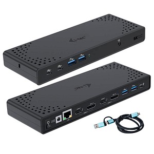 I-Tec Dockingstation Gen2 Usb 3.0 / Usb-C / Thunderbolt 3 Dual Display + Stromversorgung 100W - Bild 7