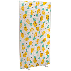 PAPERFLOW Trennwand easyScreen Tropical, 60725 bunt 94,0 x 173,4 cm