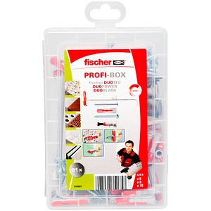 4048962350753 - fischer Profi-Box - DouTec DuoPower DuoBlade 2K 548861 Dübel- und Schrauben-Sortiment Ø 45 5 6 8 mm 30 40 60 70 mm 59 Stück