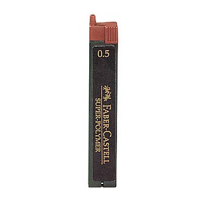 4005401000303 - FABER-CASTELL SUPER-POLYMER Feinminen-Bleistiftminen schwarz H 05 mm 12 St 4005401000303 - FABER-CASTELL SUPER-POLYMER Feinminen-Bleistiftminen schwarz H 05 mm 12 St