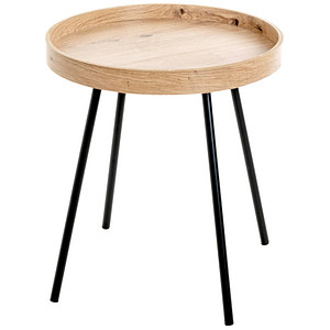 4001070254856 - Beistelltisch Holz eiche 400 x 400 x 450 cm 4001070254856 HAKU Möbel