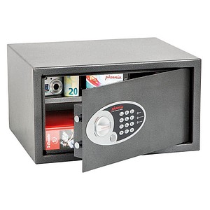Phoenix Safe Sicherheitstresor SS0803E Vela Home & Office 34 l 13,1kg graphitgrau mit Elektronikschloss Stahl 5032548000803 Phoenix Safe