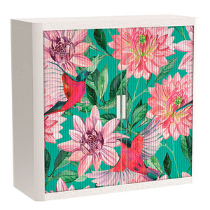 PAPERFLOW easyOffice Garden Factory Rollladenschrank 62416 2 Fachböden 110,0 x 41,5 x 104,0 cm
