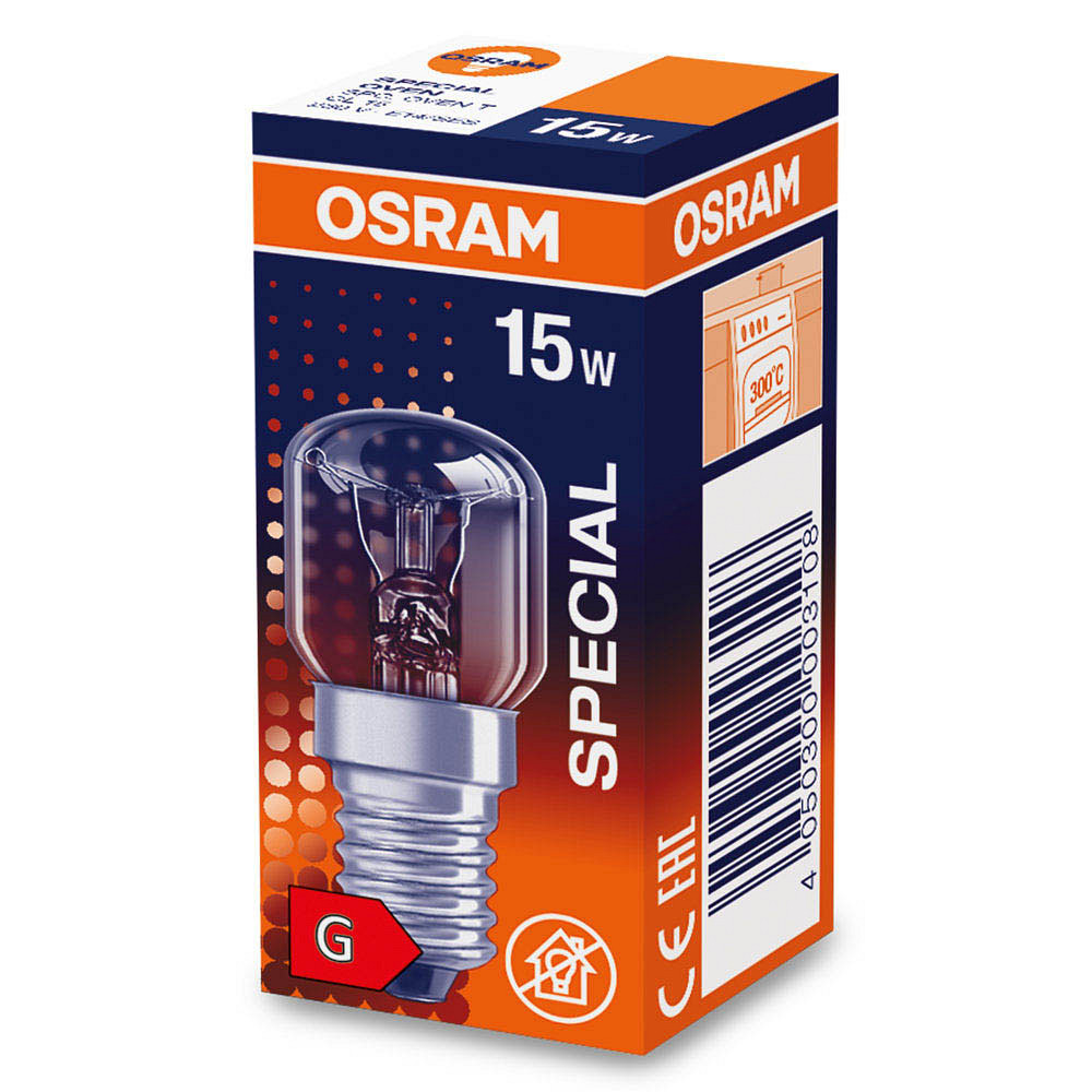 OSRAM Backofenlampe SPECIAL OVEN T E14 15 W klar >> büroshop24