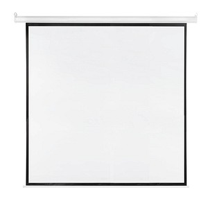 elektrische Rolloleinwand 180 x 180 cm Projektionsfläche