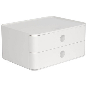 HAN Schubladenbox Smart Box ALLISON weiß DIN A5 mit 2 Schubladen