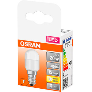 4058075432758 - - led Lampe Special T26 für Kühlschrank mit E14 Sockel 230W Ersatz für 20W-Glühbirne Ausstrahlungswinkel 160 ° Warmweiss (2700K) - Weiß 4058075432758 - - led Lampe Special T26 für Kühlschrank mit E14 Sockel 230W Ersatz für 20W-Glühbirne Ausstrahlungswinkel 160 ° Warmweiss (2700K) - Weiß