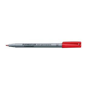 STAEDTLER Lumocolor Folienstift rot 1,0 mm non-permanent