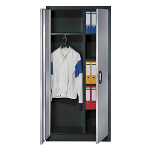 4064615190293 - Garderobenschrank 9260-30 Stahl abschließbar 5 OH 93 x 195 x 40 cm lichtgrau anthrazit 4064615190293 C+P-Möbel