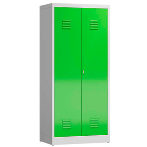 4061815855632 - Spind ClassiX gelbgrün lichtgrau X-515715 1 Schließfach 800 x 500 x 1800 cm 4061815855632 LÜLLMANN