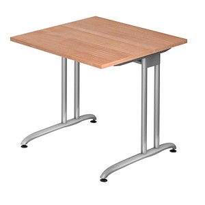 Altus Schreibtisch nussbaum quadratisch