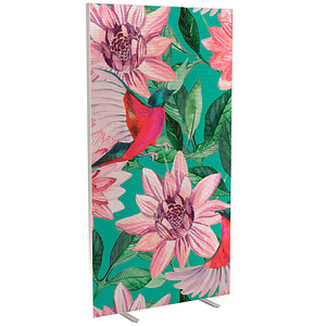 PAPERFLOW Trennwand easyScreen Garden Factory, 62417 bunt 94,0 x 173,4 cm, 1 St.