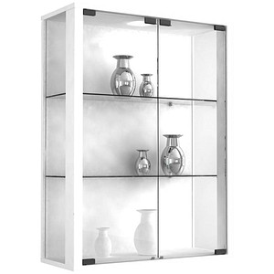 4051814336690 - my home Udina Hängevitrine weiß 2 Fachböden mit Beleuchtung 4051814336690 - my home Udina Hängevitrine weiß 2 Fachböden mit Beleuchtung