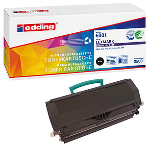 edding EDD-6001  schwarz Toner kompatibel zu LEXMARK E260A21E