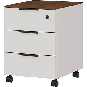 Ancona Rollcontainer kaschmir, nussbaum 3 Auszüge Ancona Rollcontainer kaschmir, nussbaum 3 Auszüge