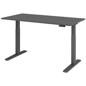 4032062322703 - Schreibtisch VXMKA16 G G elektrisch höhenverstellbar 160x80cm (BxT) rechteckig graphit graphit 4032062322703 Hammerbacher 4032062322703 - Schreibtisch VXMKA16 G G elektrisch höhenverstellbar 160x80cm (BxT) rechteckig graphit graphit 4032062322703 Hammerbacher