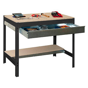8425437138034 - Werkbank SIMONWORK anthrazit 1 Schublade 1210 x 760 x 842 cm 8425437138034 Simonrack