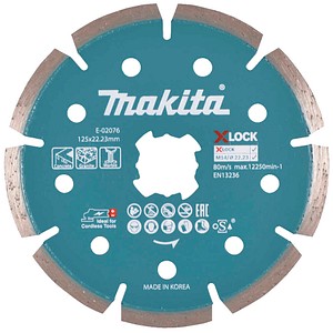 makita Diamant-Trennscheibe X-Lock E-02076, 1 St.