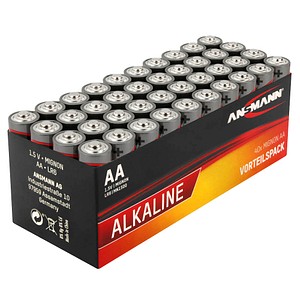 4013674138210 - Batterie Red Alkaline Mignon   LR06   AA 1522-0017 4013674138210 40 Stück