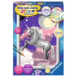 Ravensburger Malen-nach-Zahlen Einhorn mehrfarbig