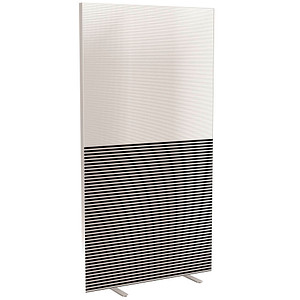 PAPERFLOW Trennwand easyScreen Black & White, 62337 bunt 94,0 x 173,4 cm, 1 St.