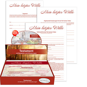 RNK Testamentbrief 2812 C5 mit Anweisungen und Vollmacht für den Todesfall 4002871281201 RNK