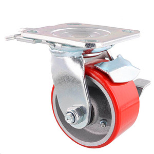 4001073035094 - Schwerlast-Lenk- Bockrolle 3 in 1 Tragkraft 230 kg Rad-Ø x Breite 100 x 50 mm ab 4 Stk Wagner